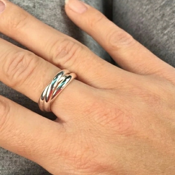 Jewelry - 925 Silver plated Eternity Ring~NIB
